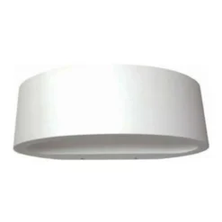 Artdelight Wandlamp Sharp - wit - 10x7 cm