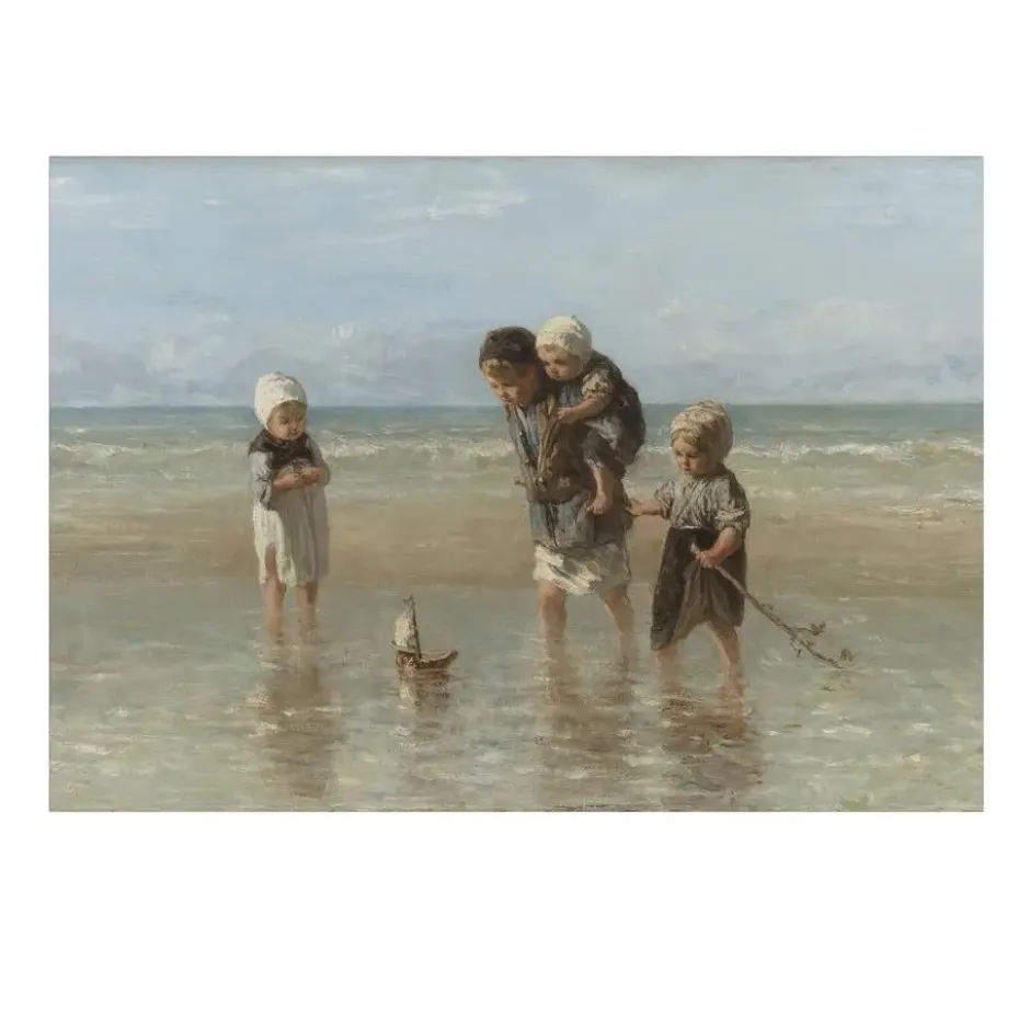 Art for the Home Kinderen der Zee Canvas 75x100cm