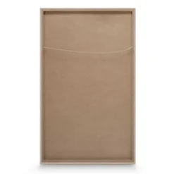 Art Frame Vrouw met bloemen - 118 x 70 - Goudkleurig