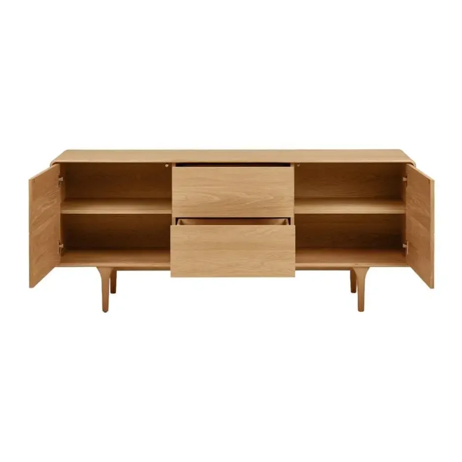 Artichok Mels Eikenhouten Sideboard Naturel - 180 x 75 cm