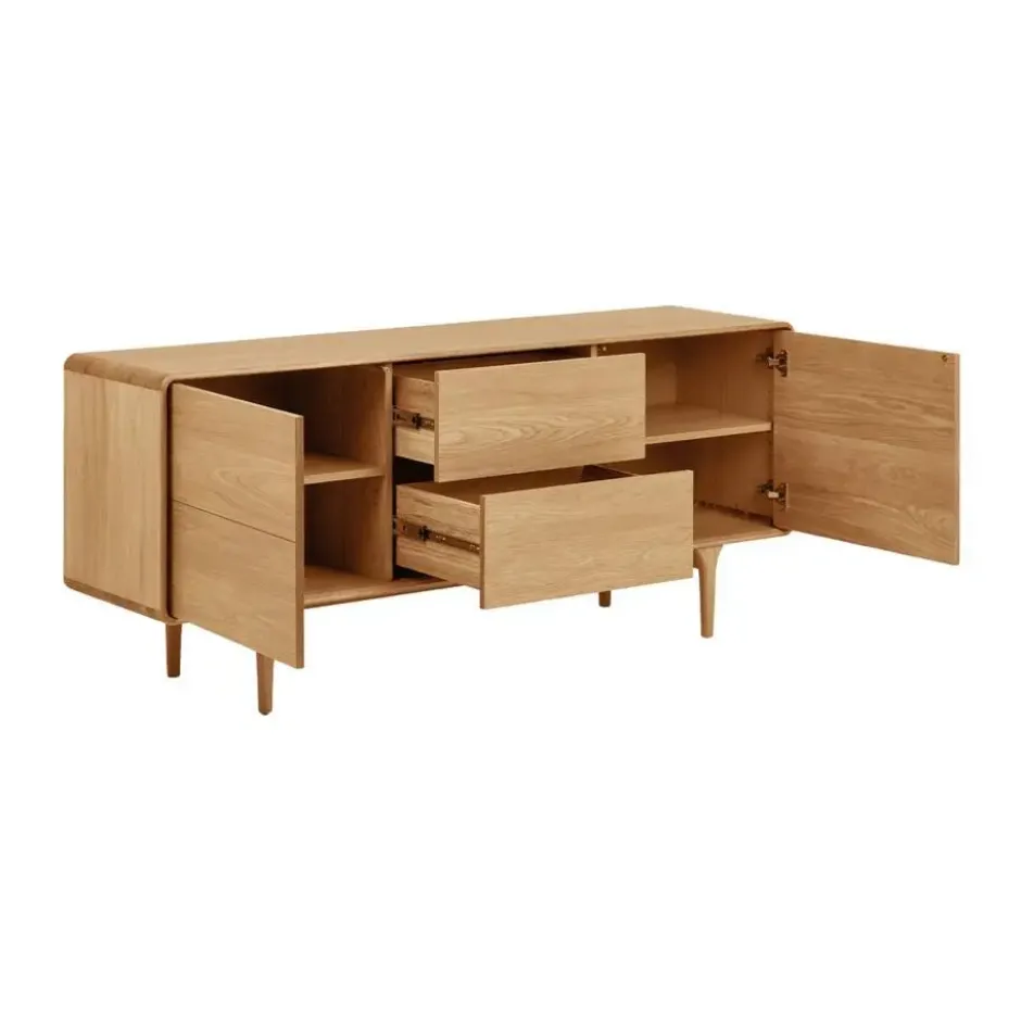 Artichok Mels Eikenhouten Sideboard Naturel - 180 x 75 cm