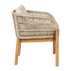 Artichok Teresa Houten Tuinstoel Beige - Met Zitkussens