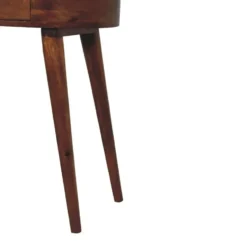 Artisan Furniture Massief Houten Mini Albion Console, 1 Lade, Donkerbruin