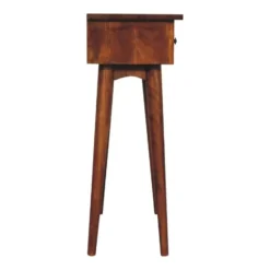 Artisan Furniture Massief Houten Halconsole, 2 Laden, Donkerbruin