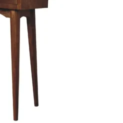 Artisan Furniture Massief Houten Halconsole, 2 Laden, Donkerbruin