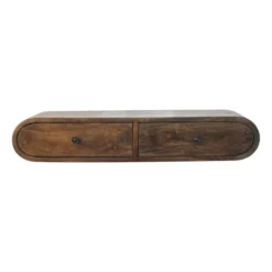 Artisan Furniture Massief Houten Contour Zwevende Wandconsole
