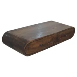 Artisan Furniture Massief Houten Contour Zwevende Wandconsole
