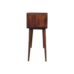 Artisan Furniture Massief Hout Triple Curved Chestnut Consoletafel