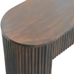 Artisan Furniture Massief hout Loop Kastanje Bank