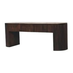 Artisan Furniture Massief hout Loop Kastanje Bank
