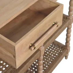 Artisan Furniture Massief Mangohouten Spindle sidetable