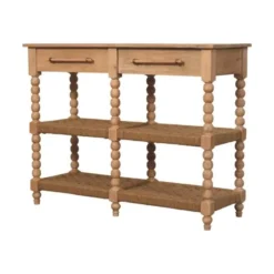 Artisan Furniture Massief Mangohouten Spindle sidetable