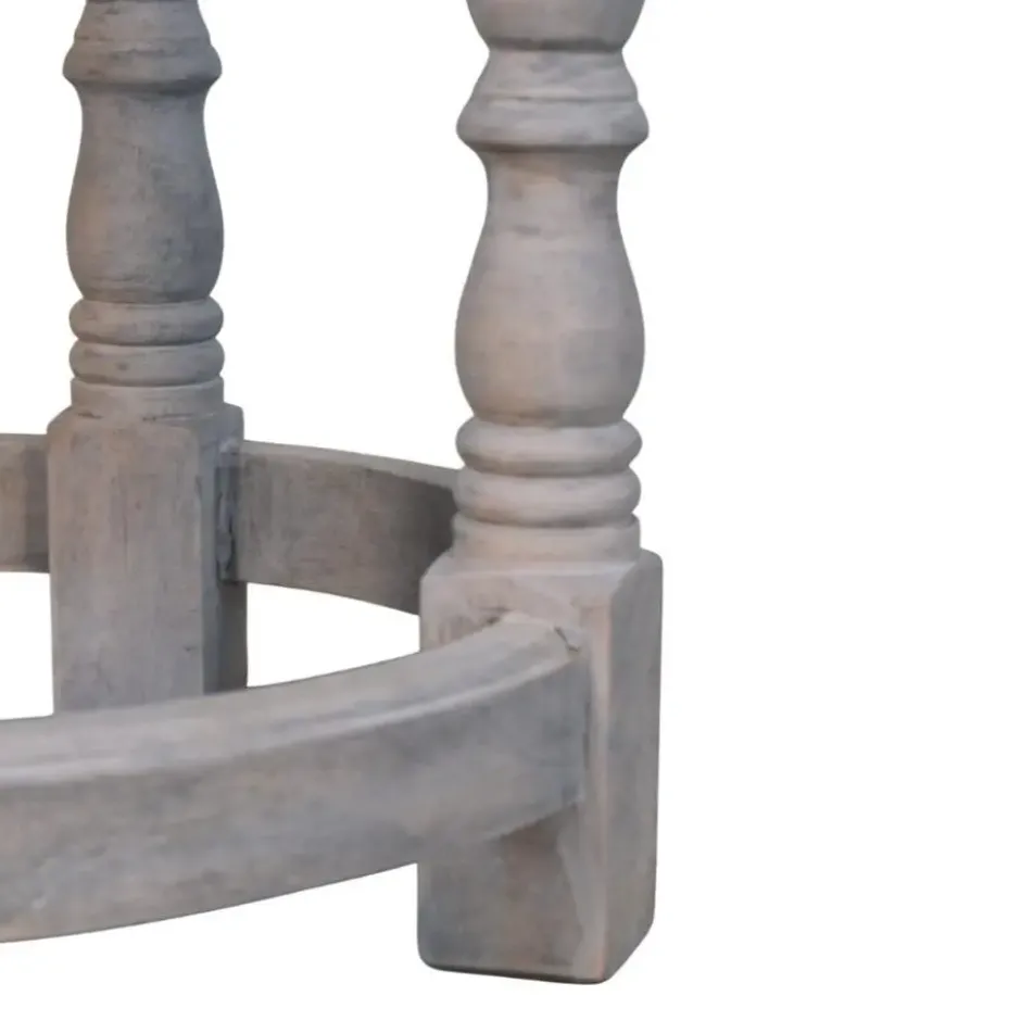 Artisan Furniture Massief Mangohouten Rustic Charm kruk