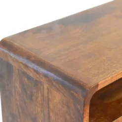 Artisan Furniture Solid hout Kastanje Sidetable Tafel