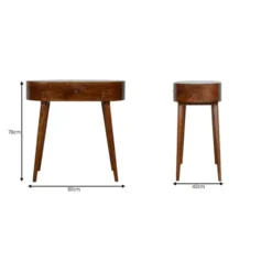 Artisan Furniture Solid hout Albion Kastanje Console