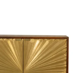 Artisan Furniture Solid hout Manila Gouden Wandkast