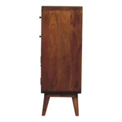 Artisan Furniture Solid hout Gebogen Nordic Charme Wandkast