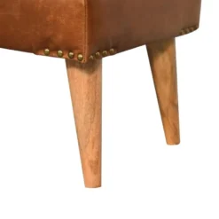 Artisan Furniture Solid hout Boucle Bank van Bankje