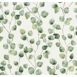 A.S. Création behang bloemen groen en wit - 53 x 1005 cm