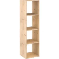 Astigarraga Dinamic Vakkenkast open - 4 vakken - PEFC grenen - 140x36cm