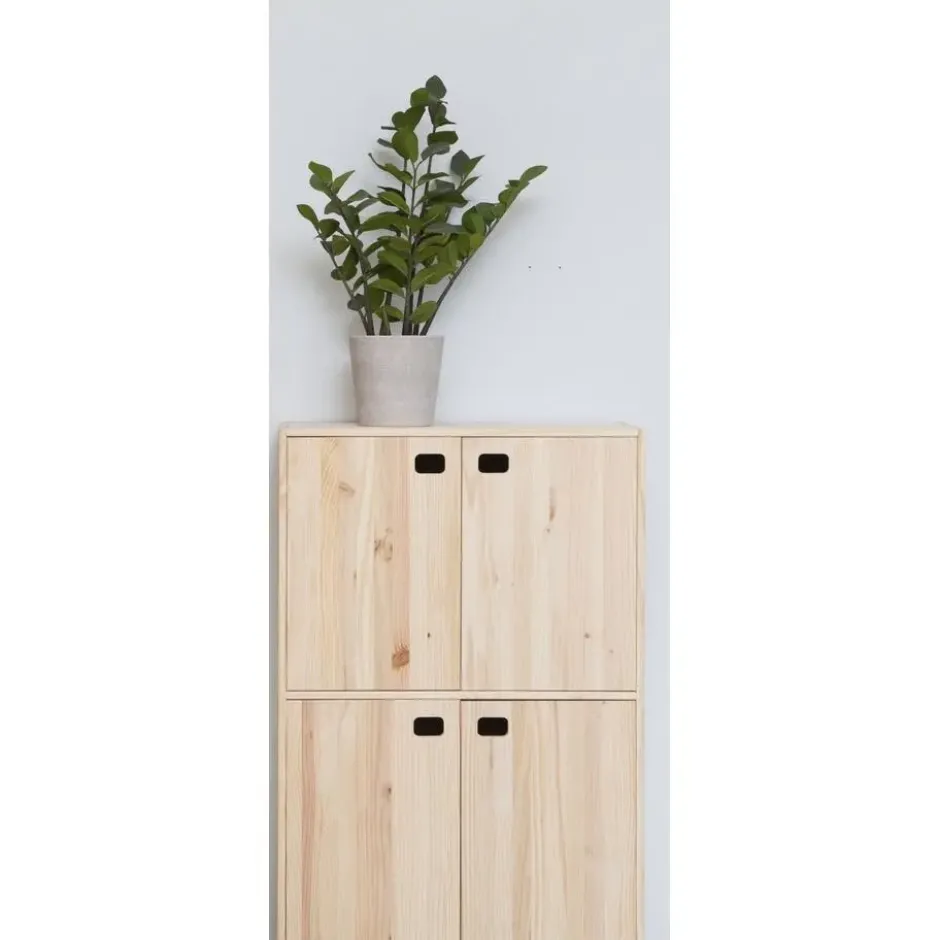 Astigarraga Dinamic Wandkast met deuren - PEFC grenen - 105x71cm