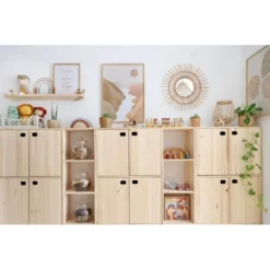 Astigarraga Dinamic Wandkast met deuren - PEFC grenen - 105x71cm