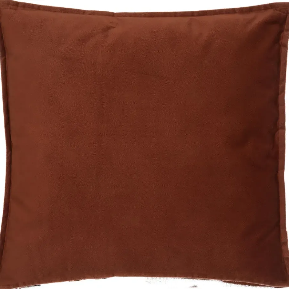 Atmosphera Bank/sierkussens Sophia - 52 x 52 cm - Terracotta