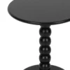 Atmosphera Bijzettafeltje Bologna - zwart - D38x H46 cm - MDF
