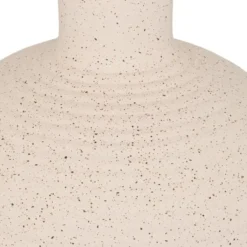 Atmosphera Bloemenvaas Ted - wit - keramiek - D26 x H33 cm