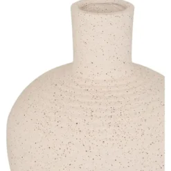 Atmosphera Bloemenvaas Ted - wit - keramiek - D26 x H33 cm