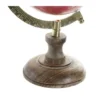Atmosphera Decoratie wereldbol / globe - roze / goud - 15 x 13 x 23 cm
