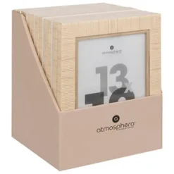 Atmosphera Fotolijstje - foto 13 x 18 cm - beige - mdf/glas