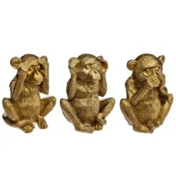 Atmosphera - Gouden Apen beelden - Horen, Zien & Zwijgen