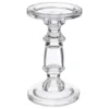 Atmosphera kaarsen kandelaar - stompkaarsen - glas - 19 cm