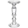 Atmosphera kaarsen kandelaar - stompkaarsen - glas - 24 cm