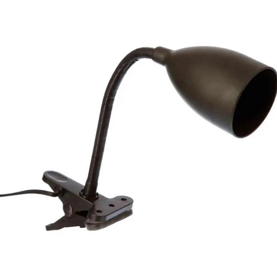 Atmosphera Klem bureaulampje - Design Light - zwart - H43 cm