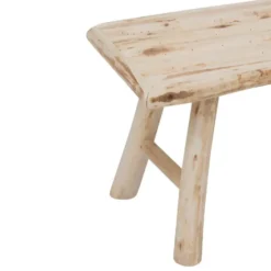 Atmosphera krukje/bijzet bankje - hout - 70 x 26 x 31 cm