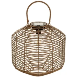 Atmosphera solar lantaarn - rotan - 30 x 30 cm