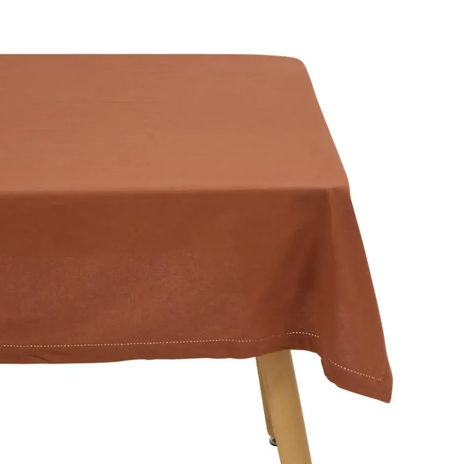 Atmosphera Tafelkleed - terracotta - katoen - 240 x 140 cm