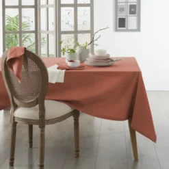 Atmosphera Tafelkleed - terracotta - katoen - 240 x 140 cm