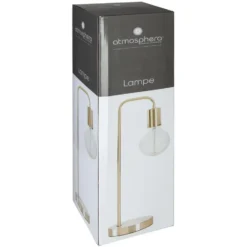 Atmosphera Tafellamp/bureaulamp Design Light - goud - 46 cm