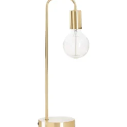Atmosphera Tafellamp/bureaulamp Design Light - goud - 46 cm