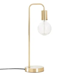 Atmosphera Tafellamp/bureaulamp Design Light - goud - 46 cm