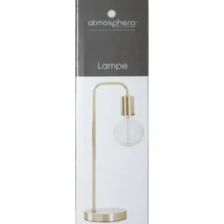 Atmosphera Tafellamp/bureaulamp Design Light - goud - 46 cm