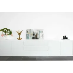 Atmosphera Tafellamp Goud - Blad - 24,5 cm - Slaap/Woonkamer