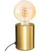 Atmosphera Tafellamp Saba - metaal - goud - H10 cm - Leeslampje