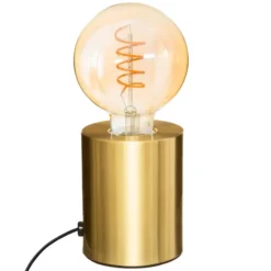Atmosphera Tafellamp Saba - metaal - goud - H10 cm - Leeslampje