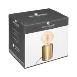 Atmosphera Tafellamp Saba - metaal - goud - H10 cm - Leeslampje