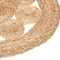 Atmosphera Tafel Placemat - jute naturel - rond - 38 cm