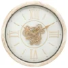 Atmosphera Wandklok/muur klok Florence - Vintage Wood - D50 cm